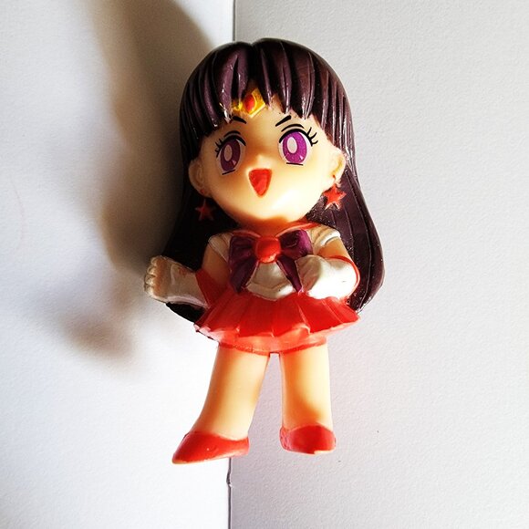 Vintage Sailor Moon Sailor Mars Mini-Series Figure-1990s - Picture 1 of 2